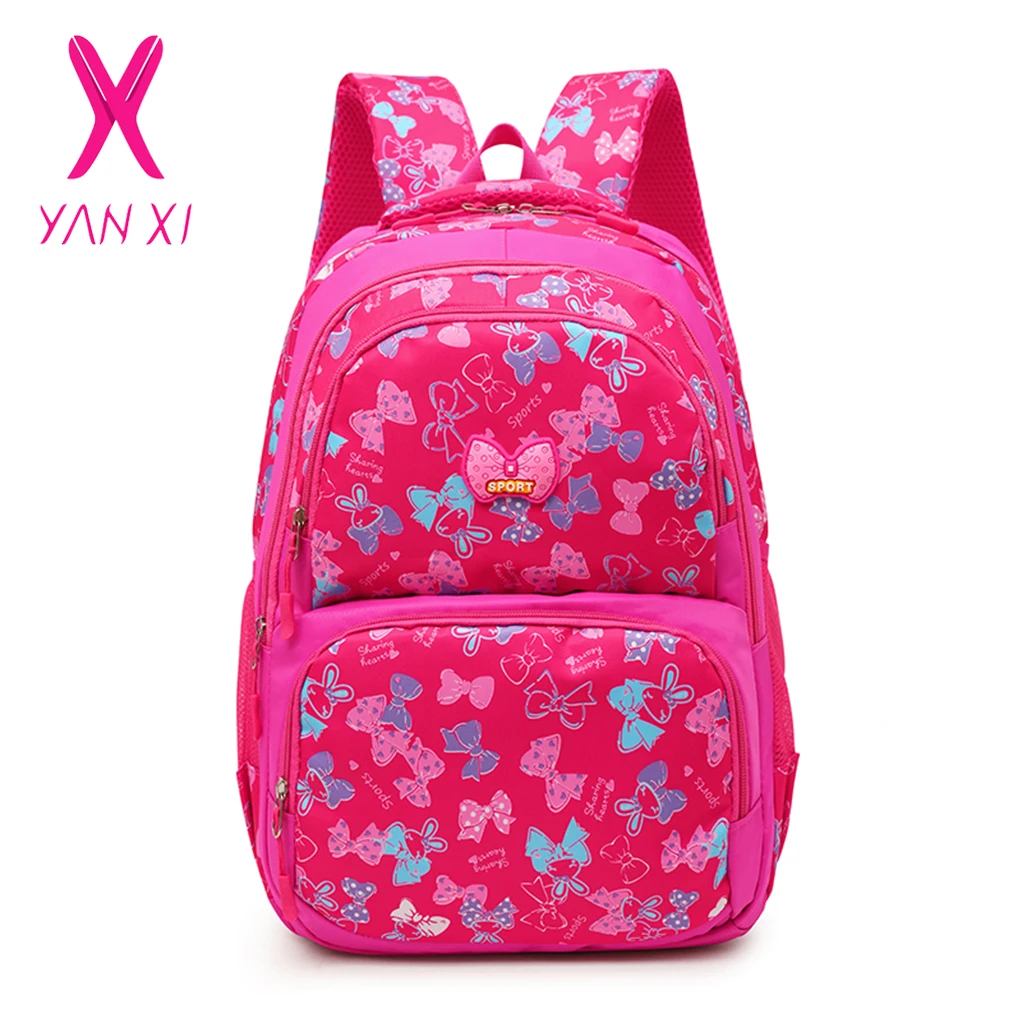 Водонепроницаемые школьные рюкзаки для девочек детские сумки Mochila Escolar с принтом