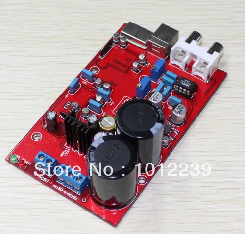 Горячая Распродажа плата DAC/TE7022 + WM8741 USB декодер (24BIT-96K) | Электроника