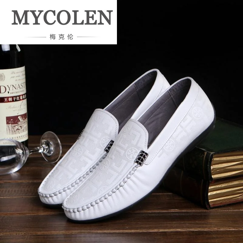 

MYCOLEN Men Casual Shoes For Adult Mens Shoes Breathable Male Driving Shoes Vintage Style Solid Men Loafers Chaussures Hommes
