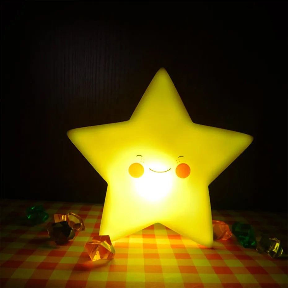 Lamps-LED-Star-Night-Light-Novelty-Luminaria-Decorative-Children-Table-Mini-Portable-Baby-Lights-Moon-Party 2