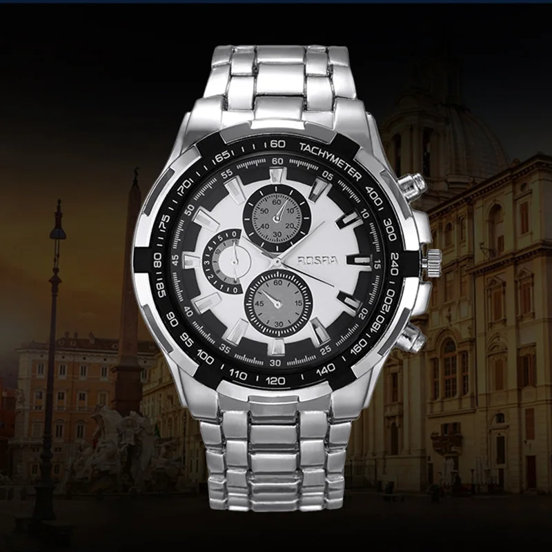 

Luxury Business Men Watches Top Brand Fashion Military Stainless Steel Quartz Wristwatch Male Casual Clock Reloj Hombre 2019 New