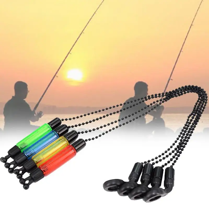 

3pcs Rod Fishing Alarms Bite Indicator Illuminated Outdoor Bobbins Hangers Tackle Accessories Swinger Carp Alerter Practical