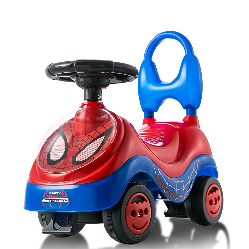 Детские игрушки Детская четырехколесная машинка с рулем 1-3 лет детский беспедальник с музыкальным скутером