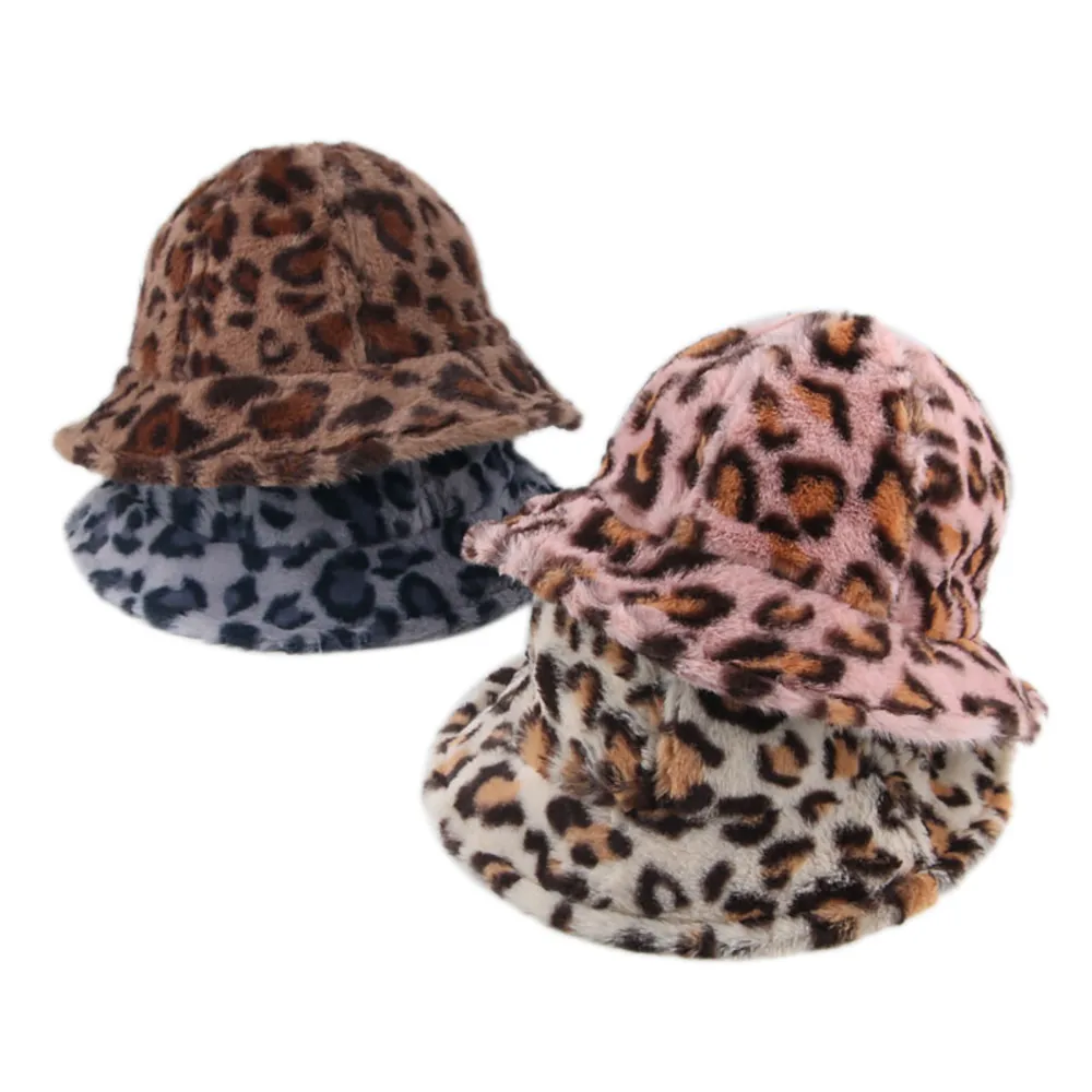 Шляпа от солнца, Панама, зимняя шапка в рыбацком стиле, шапка для мальчиков и девочек, теплая Модная леопардовая шапка, женская шапка