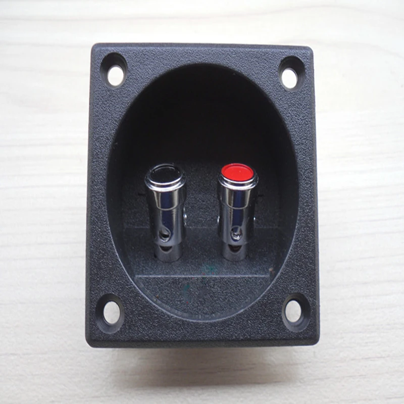 

2pcs/lot Two speakers in the outside of the inner circle are opened with a hole size of 49mm plating white terminal