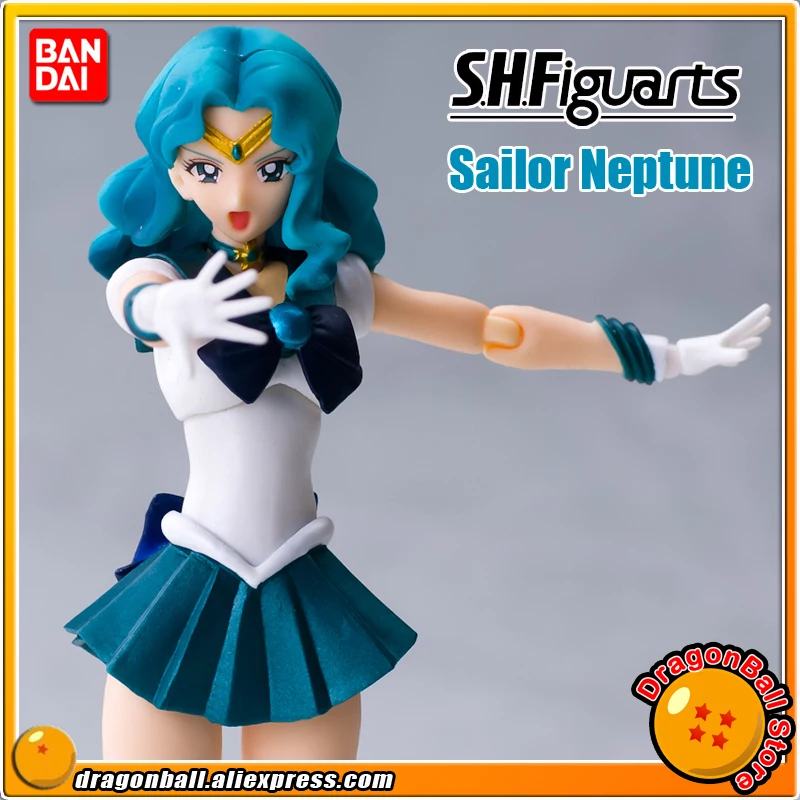 

Pretty Guardian Sailor Moon" Original BANDAI Tamashii Nations S.H.Figuarts SHF Exclusive Action Figure - Sailor Neptune
