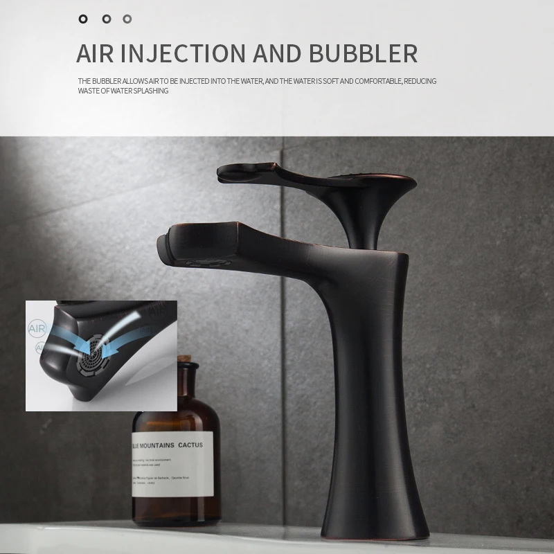 GEYO Antique Kitchen Black Copper Bathroom Faucets Basin Faucets Brass OilRubbed Bronze Faucet Bathroom Shower Hot Cold MixerTap GEYO Antique Kitchen Black Copper Bathroom Faucets Basin Faucets Brass OilRubbed Bronze Faucet Bathroom Shower Hot Cold MixerTap