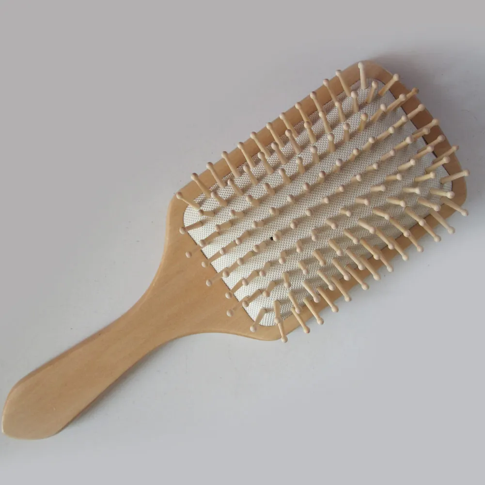 расческа плоская natural комбинированная из бамбука, 170*97мм 31751043. деревянная массажная щетка для волос. расчёска массажная, 23,3 × 8,2 см, цвет «светлое дерево»/чёрный. деревянные массажки. деревянные массажки.