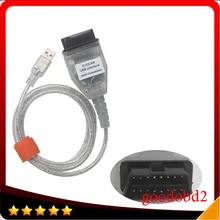 Para bmw inpa/ediabas k dcan leitor de código usb inpa k + can obd2 interface permite ferramenta de diagnóstico completo ler e excluir erros