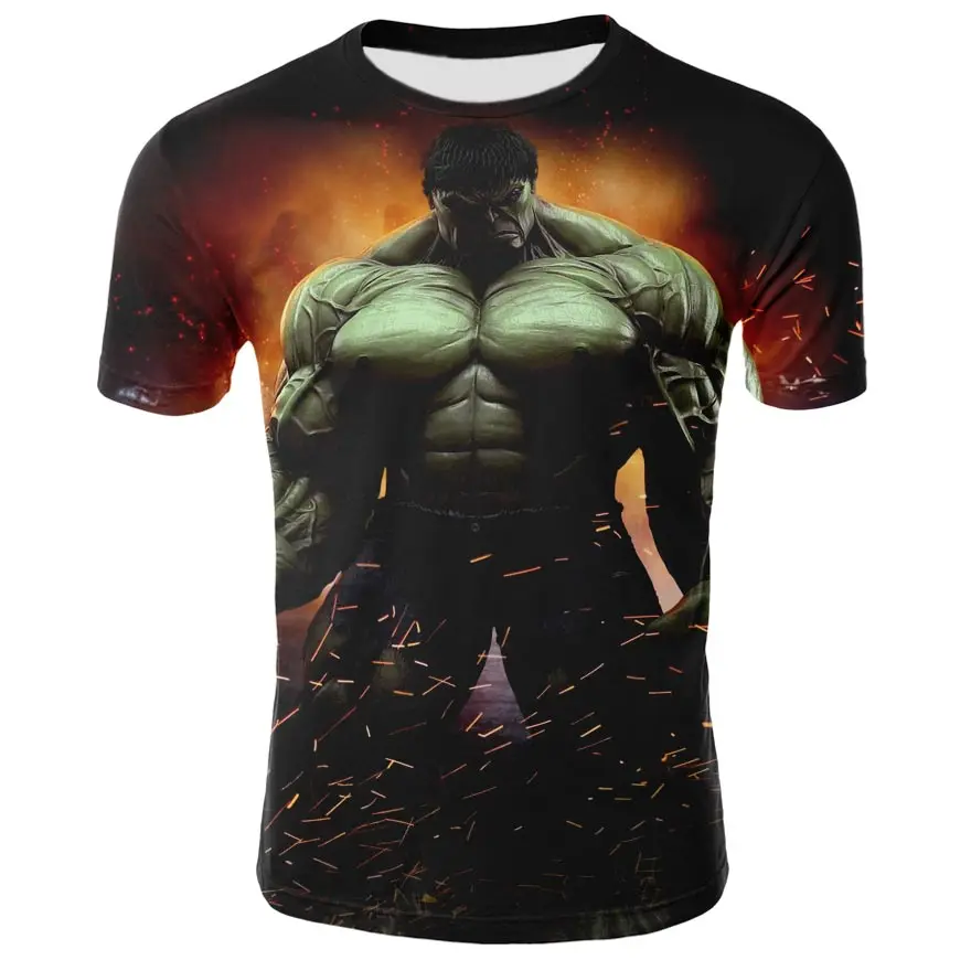 Мужская футболка 3d Hulk l