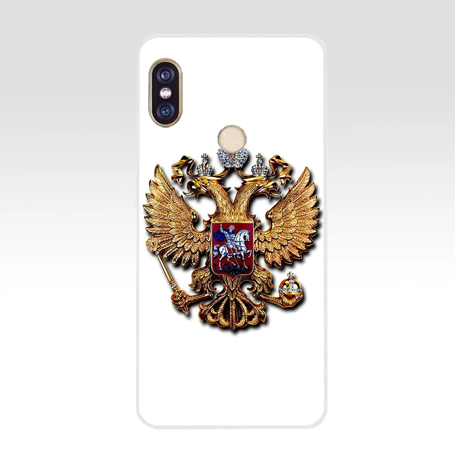 Мягкий силиконовый чехол из ТПУ с эмблемой российского флага 084AA для телефона xiaomi