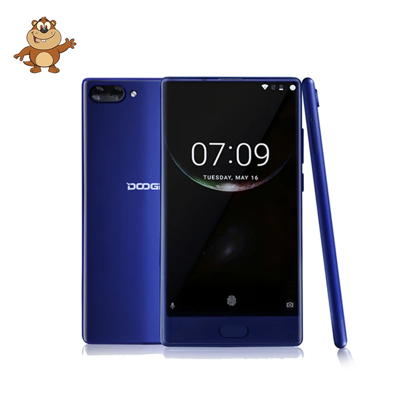 DOOGEE MIX 6 ГБ + 64 Гб безрамный смартфон Двойная камера 5 ''AMOLED MTK Helio P25 Восьмиядерный