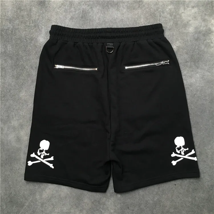 

New Novelty high Men Luxury Mastermind Skull bone Comfortable Classic Striped Skateboard Street Cotton Casual Shorts #AB31