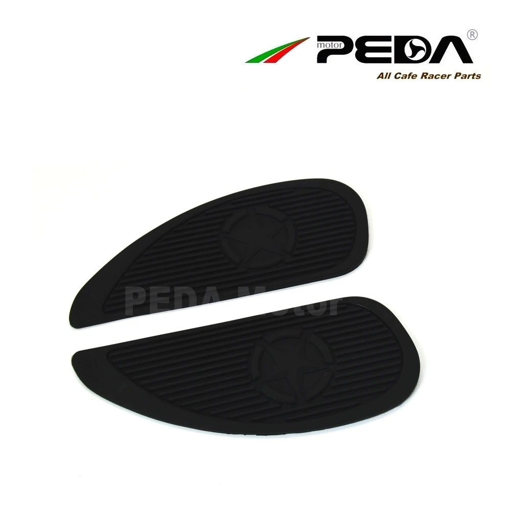 PEDA MOTOR Cafe Racer Tank Pads Knee Pad for Honda Suzuki Triumph Yamaha Motorcycle Pads