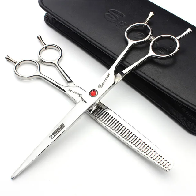 

7 inch pet grooming scissors straight dog grooming scissors Dog hair cutting tool Animal scissors Cats Hair Cutting
