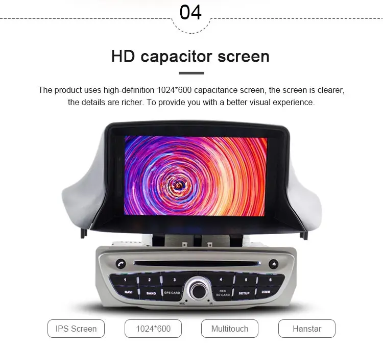 Best JDASTON Android 9.1 Car DVD Player For RENAULT Megane III Fluence Wifi GPS Navigation 1 Din Car Radio Stereo multimedia Headunit 5