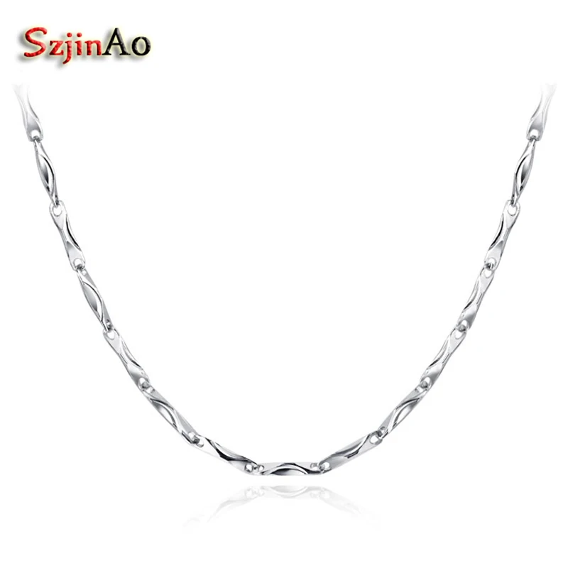 ORSA JEWELS серебряное ожерелье из натуральной 925 пробы, цепочка на цепочке с застежкой "Лобстер" для женщин и мужчин, ожерелье на цепочке, ювелирное изделие,, подарок OSC07