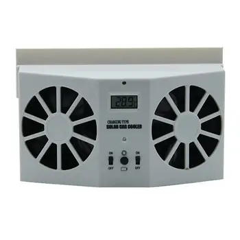 

Solar Powered Vehicle Car Window Air Vent Cooler Cooling Dual Fans Ventilator hot
