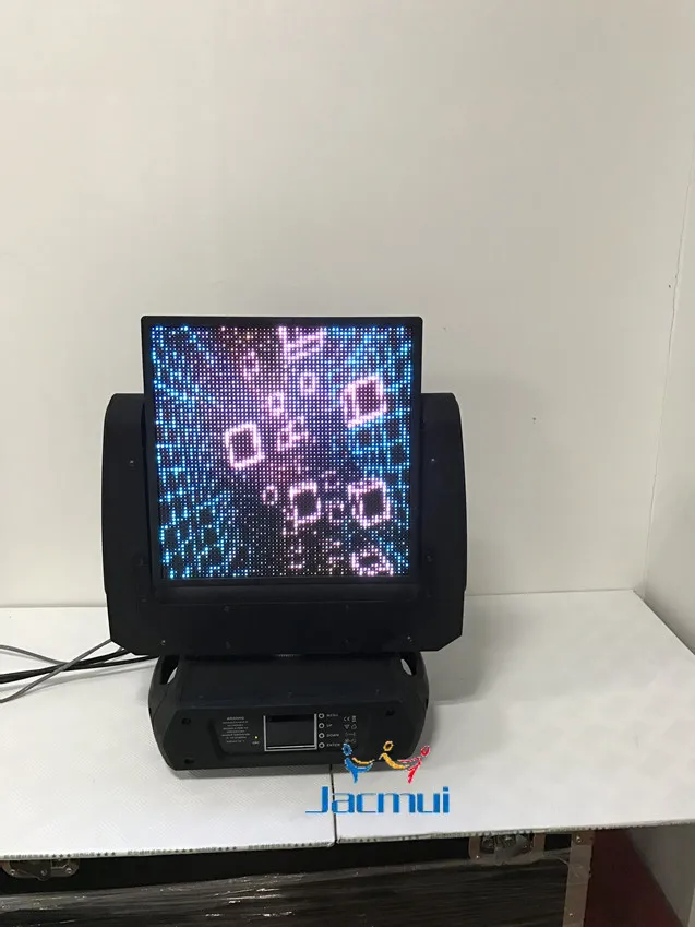 

2pcs/lot LED Pixel Moving Head Light W/Flight Case 64*64 LED Screen Panel Magic Light 16.7 million color Studio DJ Lighting