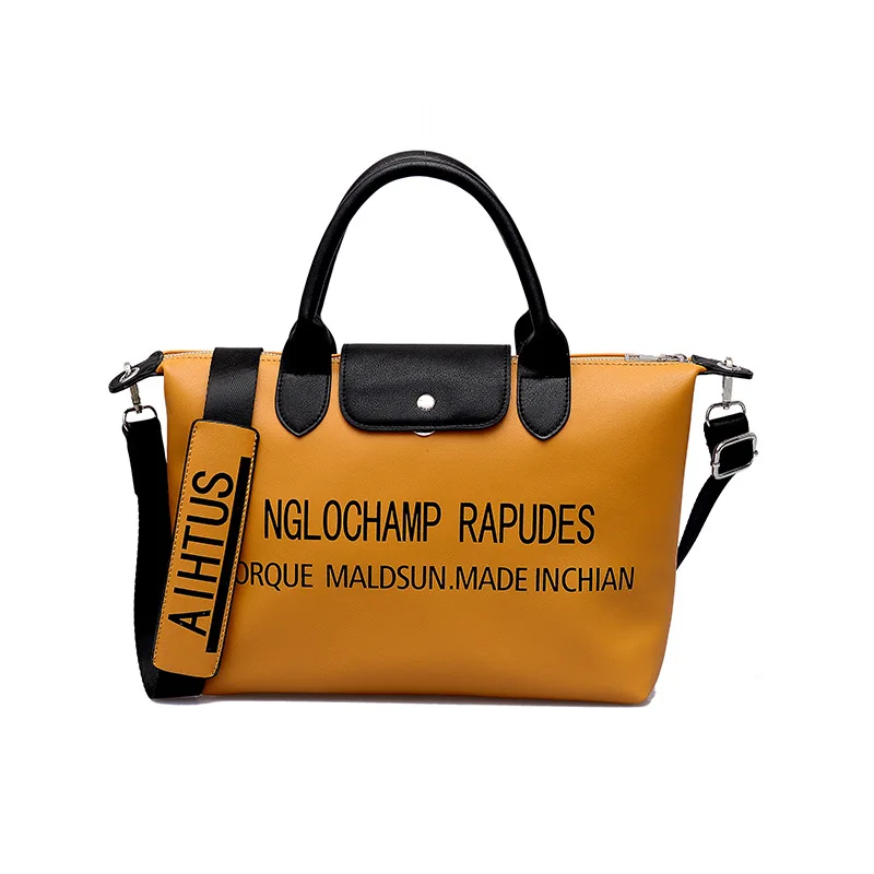 Women Large Leather Handbag Female Designer Fashion Letter Messenger Shoulder Bag Ladies Crossbody Bag Outdoor Tote Purse SS7362 (21)