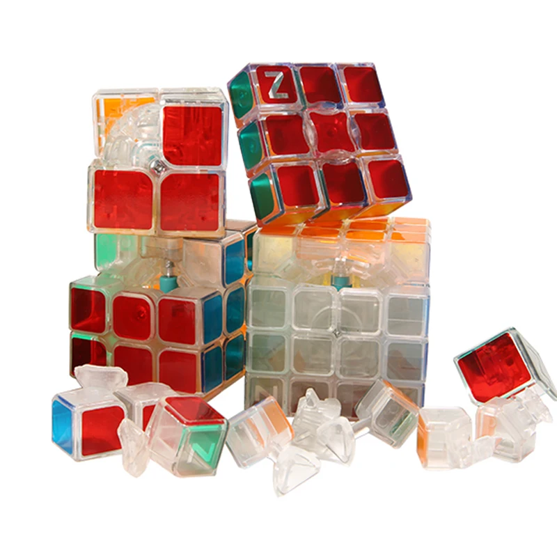 Professional Transparent Magic Speed Cube Puzzle Cube Twist Brain Learning Educational Children font b Toys b