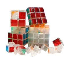 Professional Transparent Magic Speed Cube Puzzle Cube Twist Brain Learning Educational Children font b Toys b