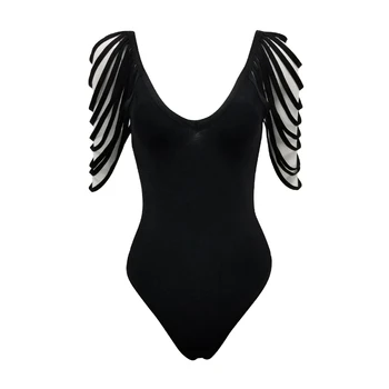 

2020 Tassel Sexy Women Jumpsuits Rompers Hollow Out Summer Overalls Slim Evening Party Club Elegant Jumpsuits Ladies Bodysuits