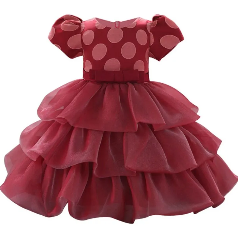 

Baby Girl Clothes 0-24 Month Flower Wedding Party Newborn Dress For Girls Princess Dress Infant 1 First Year Birthday Girl Dress