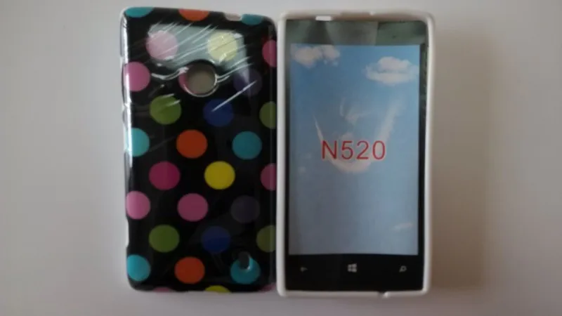 Nokia Lumia 520 Polka Dots Case (5)