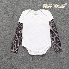 Newborn Bodysuit Baby Long Sleeve Tattoos Baby Girl Clothes Baby Body Jumpsuit Tattoo Printed Bodysuits Roupas Boy Body Infantil