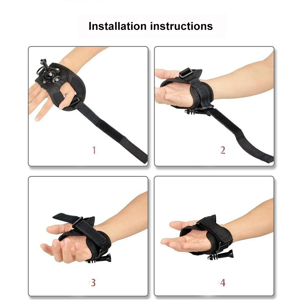 360-Degree-Hand-Wrist-Strap-Belt-for-OSMO-ACTION-Gopro-Hero-7-6-5-Black-xiaoyi-4K-SJCAM-Lite-H9-universal-action-camera-accessories-7