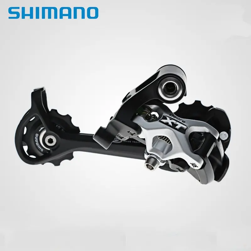 Новая Shimano Deore XT RD-M772-SGS 9-Задний переключатель скорости длинная клетка черный/серебристый