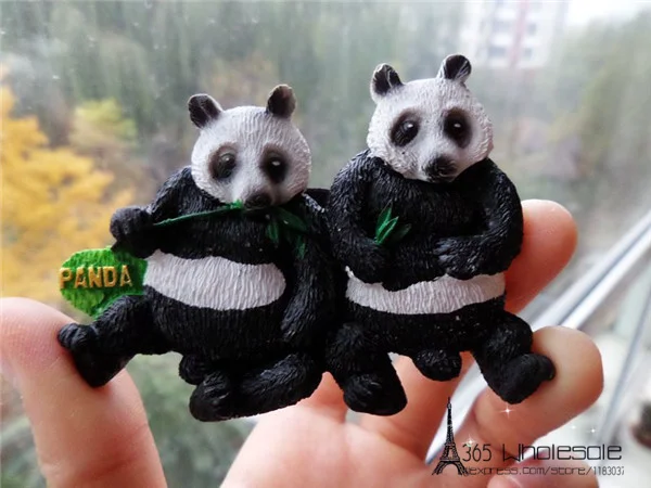 Chinese Panda Bear Tourist Souvenir Fridge Magnet - 10