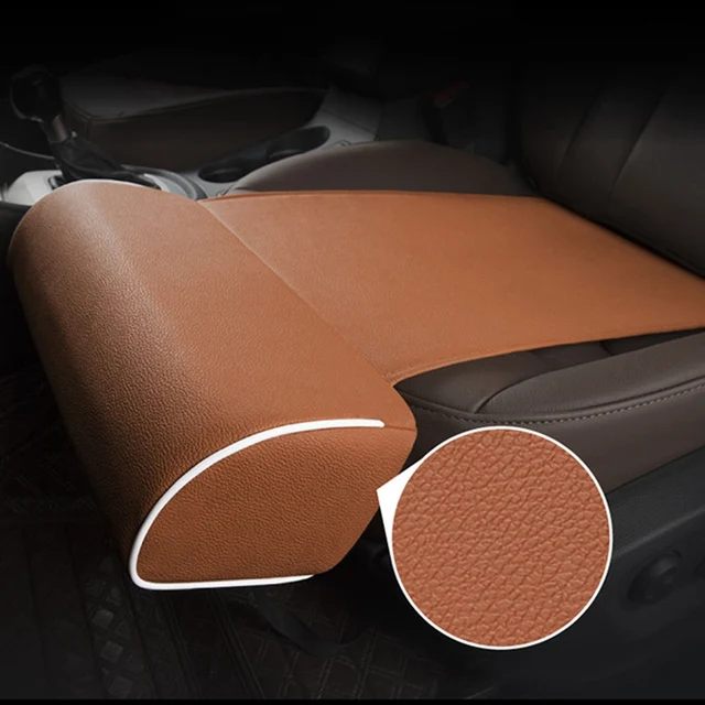 Universal Car Seat Cushion Foot Support Pillow Leg Support Leather Leg
