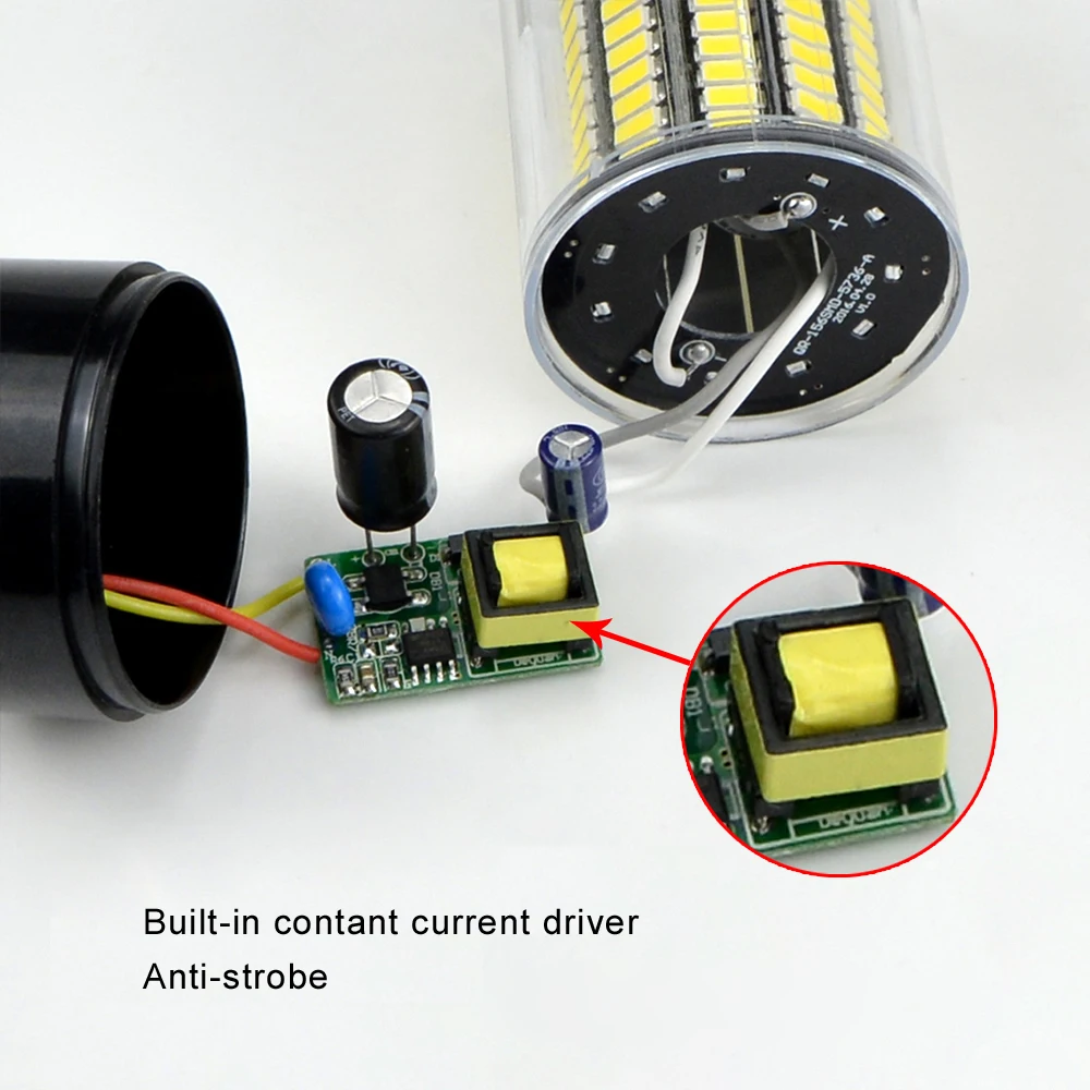 1 шт. Высокий люмен 5736 SMD E27 E14 3,5 Вт 5 Вт 7 Вт 8 Вт 12 Вт 15 Вт Светодиодный светильник-кукуруза 85 В-265 в постоянный ток без мерцания 28-156 светодиодный s лампа