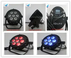 16 шт./лот 7x10 Вт led par 4 in1 led par 64 свет rgbw Телевизор с номинальной 64 par led ip 65