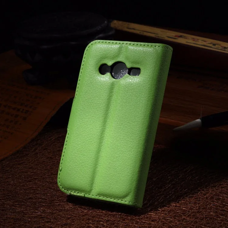 Luxury Wallet PU Leather Cover Case For Samsung Galaxy Ace 4 LTE G313 G313H Ace4 Neo G318H Flip Protective Phone Back Cover Bag (20)