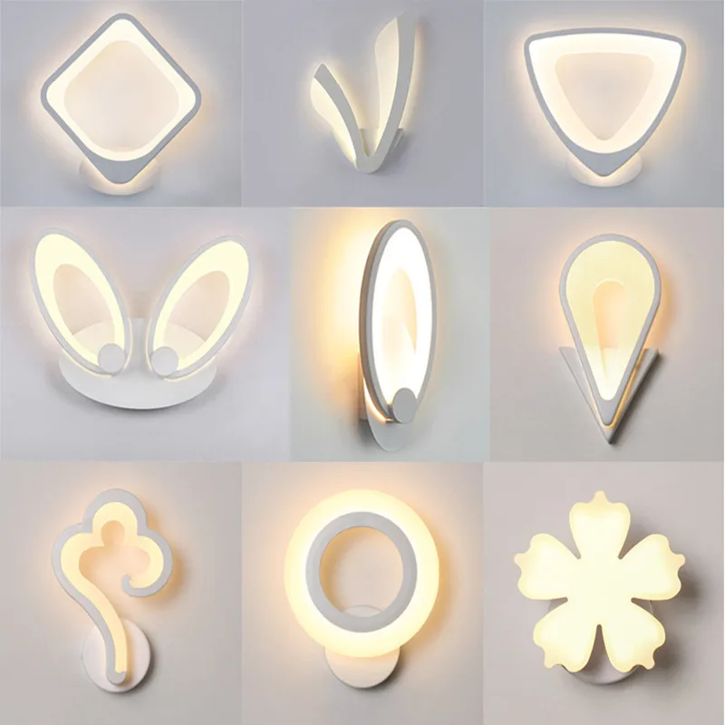 1PCS Nordic head wall lamp living room bedside bedroom aisle contracted modern creative LED | Лампы и освещение