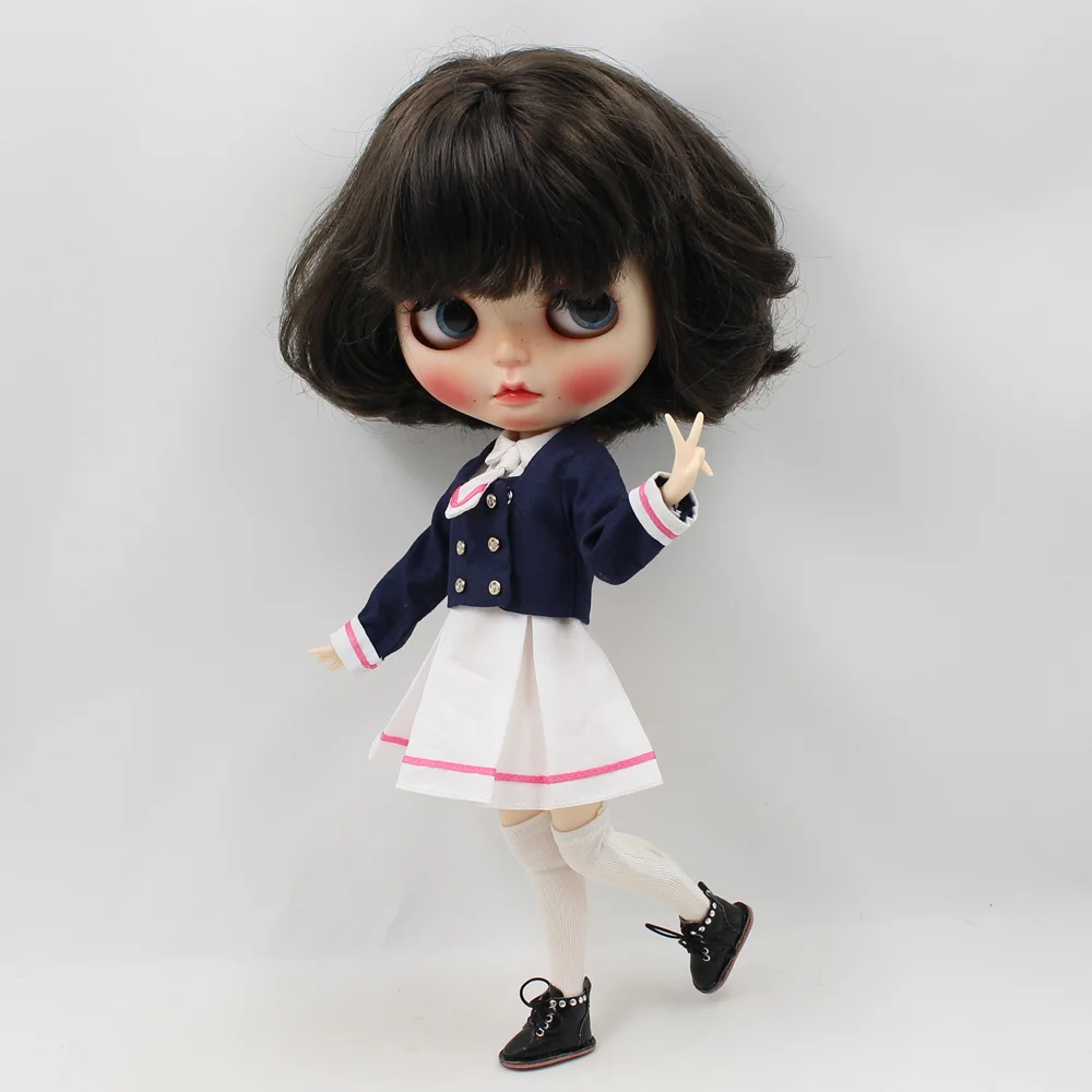 Одежда для кукол Blyth 1/6 кардкаптор школьная форма Сакура платье шарнирное тело
