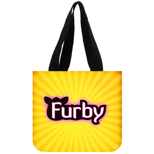 Fashion Custom Cute Cartoon Furby Boom Tote Bag Hand 02 | Багаж и сумки