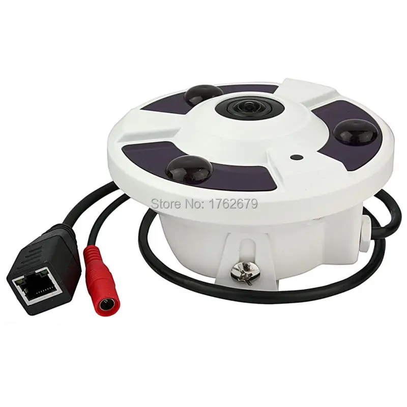 5MP dome ip camera 360 fisheye degree Panoramic digital Virtual PTZ function Security Video Surveillance cctv