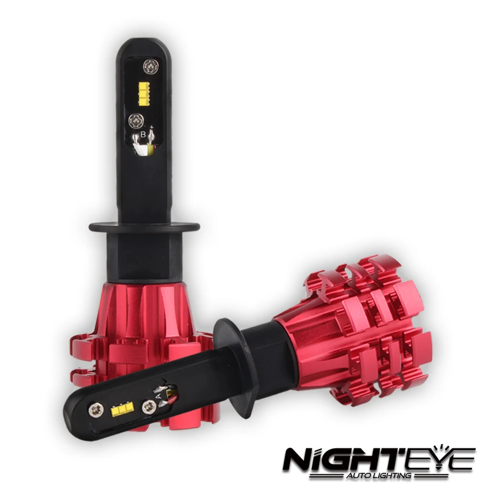 

New Super Bright 60W/set 10000LM H1 Car LED Headlights Bulbs Kit Fog Light Lamps DRL 6500K White D30