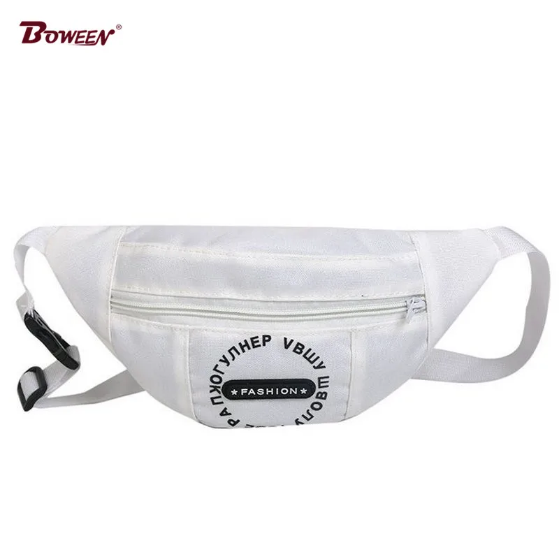 

Japan Korea Casual style Cool hip-hop Waist Packs Waist Bag women men Fanny Pack Chest Crossbody bag Boys Girl WaistBag 2019 new