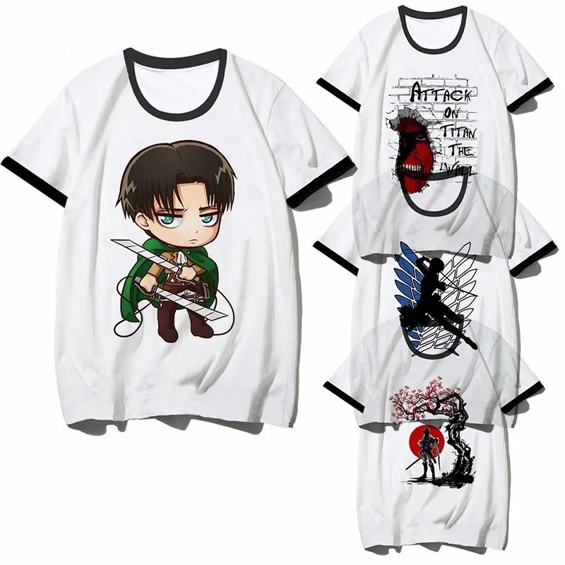 

2019 Shingeki No Kyojin T Shirt Men Attack On Titan Cosplay T-Shirt Short Sleeve Tee Hipster Clothes Tops Men Anime Tshirt Women