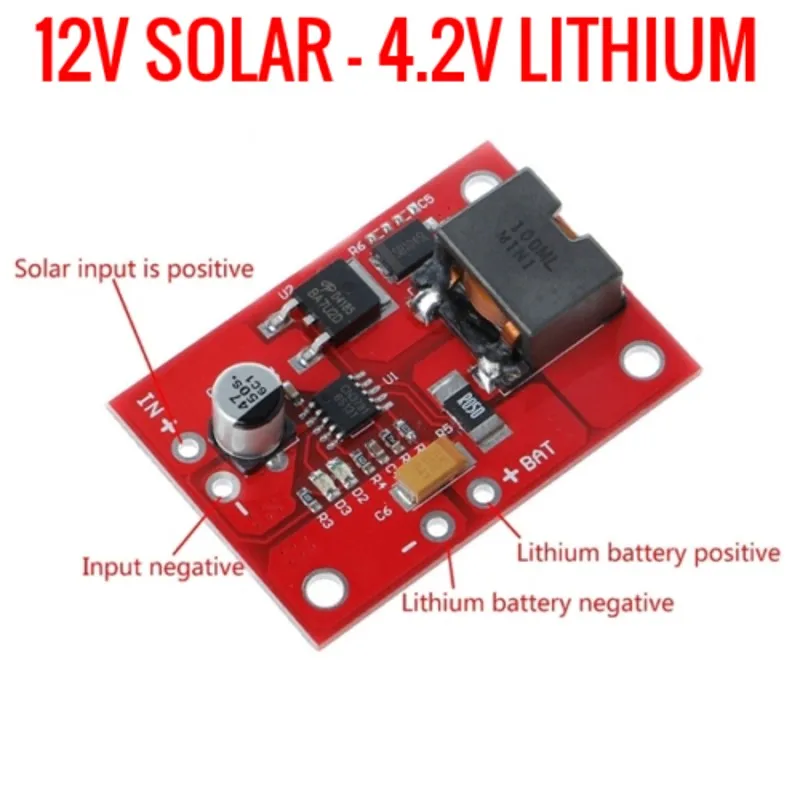 12 V do 3.7 V 4.2 V bateria litowa 18650 3A konwerter sterownik ładowania MPPT 12 V do 3.7 V 4.2 V bateria litowa 18650 3A konwerter sterownik ładowania MPPT