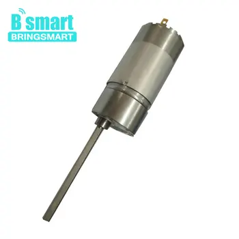 

Bringsmart 37GB555 DC Motor Mini Long Axis Gear Motor 12-24V Low Noise Electric Motor for Intelligent Electronic Device DIY Part