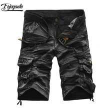 Fojaganto marca de qualidade homens carga shorts 2020 verão masculino casual shorts cintura masculina rua carga curto (sem cinto)