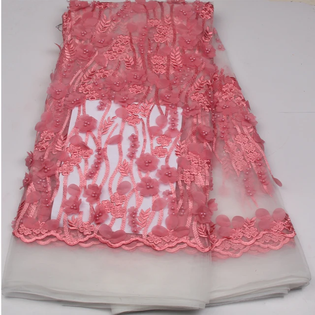 2017 Latest Nigerian Laces Fabrics High Quality African 3 D Flower 2017 Latest Nigerian Laces Fabrics High Quality African 3 D Flower Net Fabric Wedding