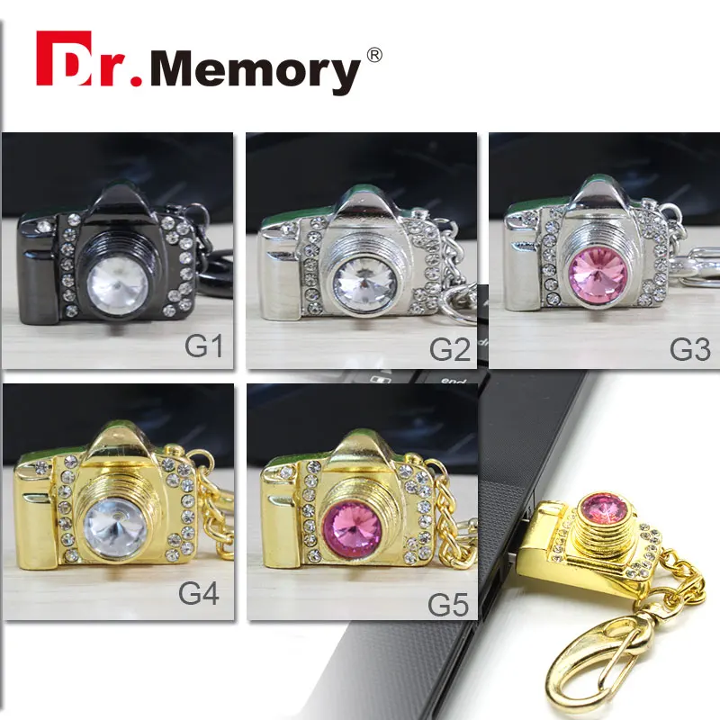 

Camera USB flash drive pen drive metal USB 4g/8g/16g/32g USB stick jewel USB flash memoria stick U stick diamond flash card