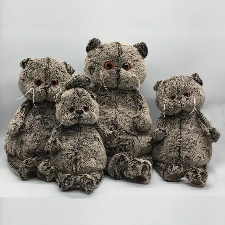 Кот Basik игрушки в виде животных с плюшевой набивкой Kawaii Cat Мягкая Подушка плюшевое